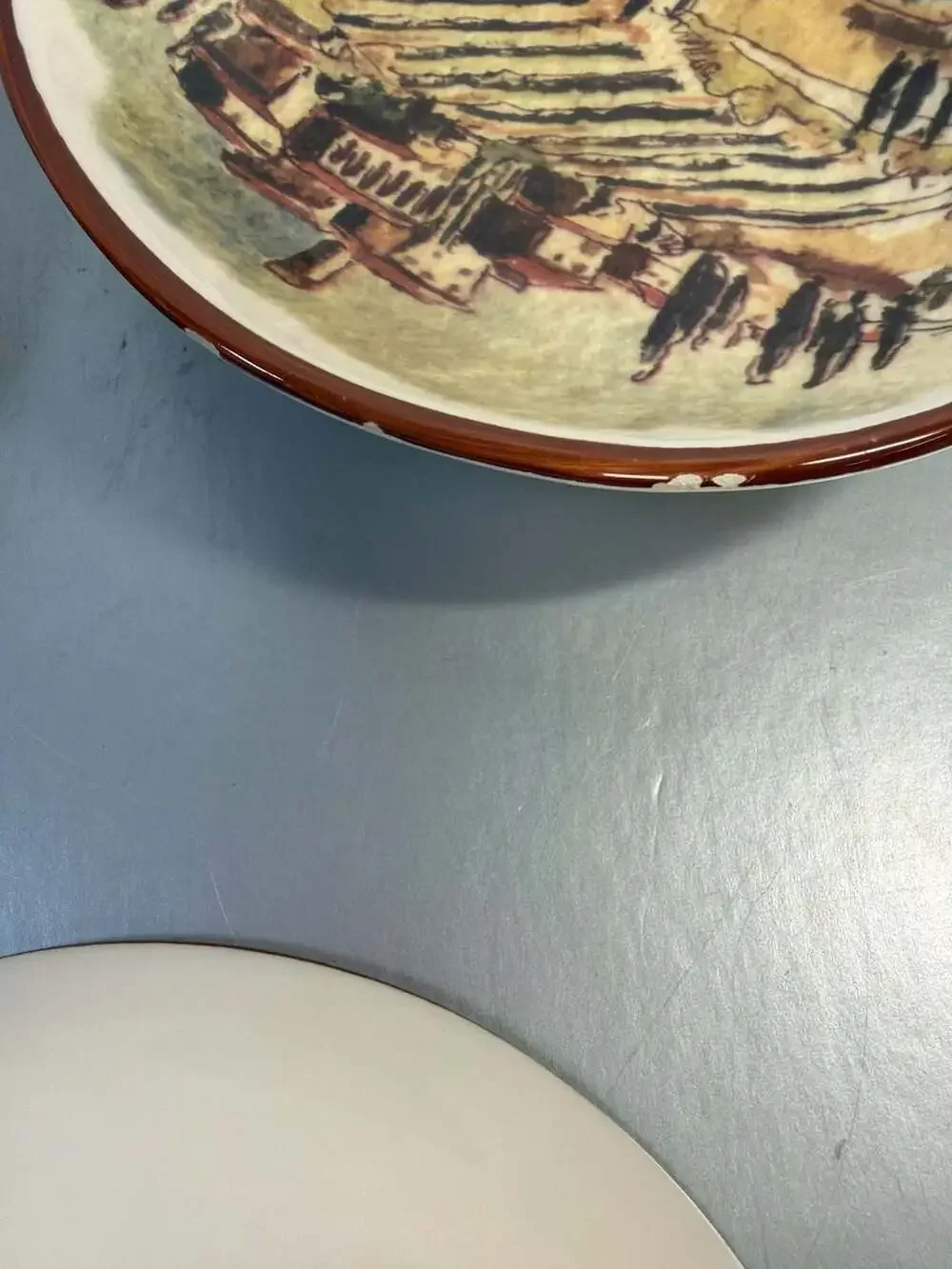 Williams-Sonoma Tuscan Landscape Dipping Bowls, Set‎ of 3, 4.5